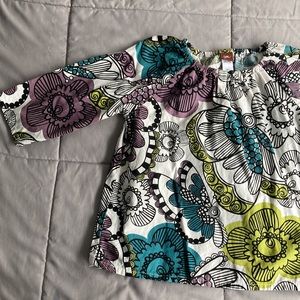 Gorgeous print! Tea 3/4 sleeve girl’s top, size 6